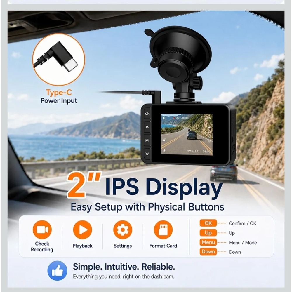 Front and Rear Dash Cam - Picture 4 of 10